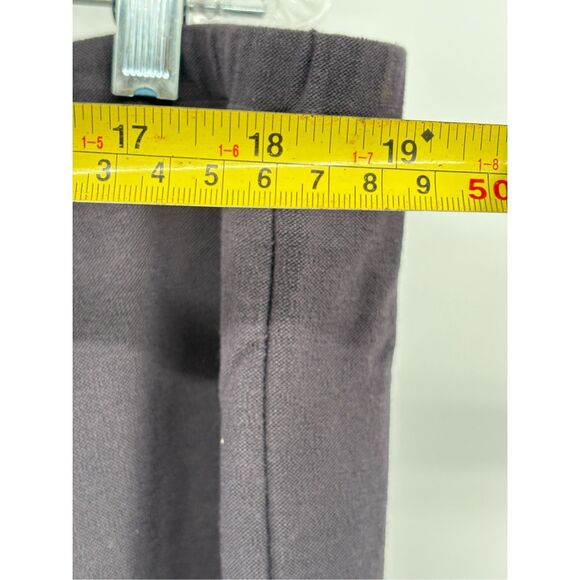 Eileen Fisher Crepe Pants Wide Leg Crop Women Size XXL Gray Stretchy High Rise - Picture 5 of 10
